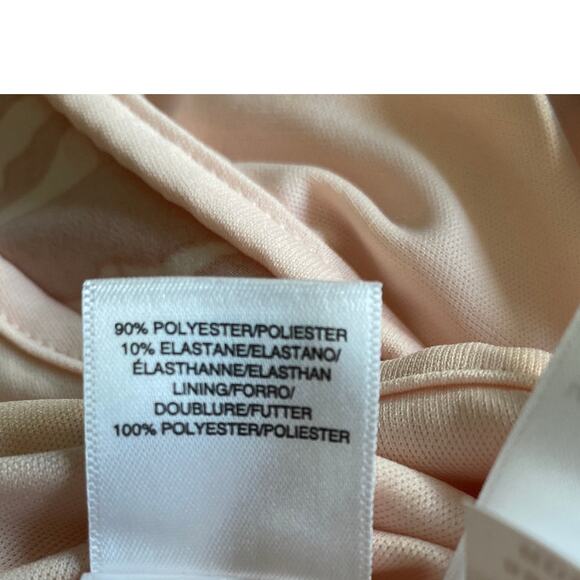 Rachel Roy Crossover Flutter Sleeve Maxi Dress Women 1X Abstract Print Guava NWT - Picture 12 of 12